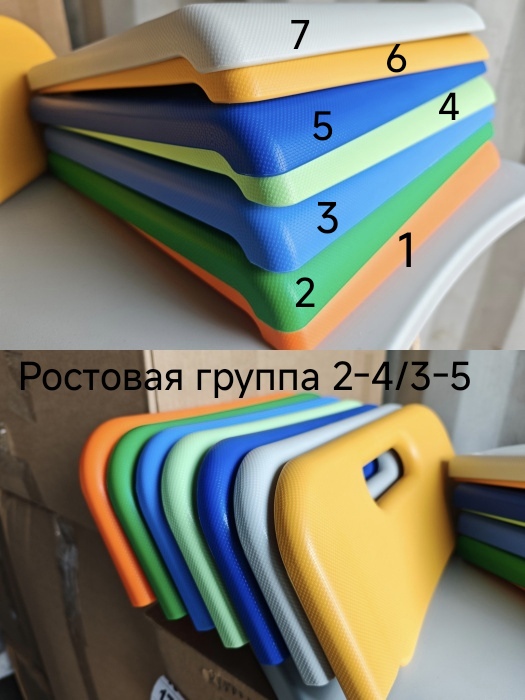 Пластиковые спинки и сиденья для стульев ученических
